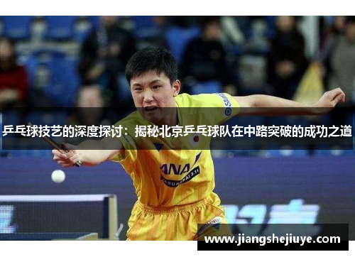 乒乓球技艺的深度探讨：揭秘北京乒乓球队在中路突破的成功之道